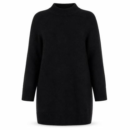 French Connection Black Wool Jumper Dress XS Women