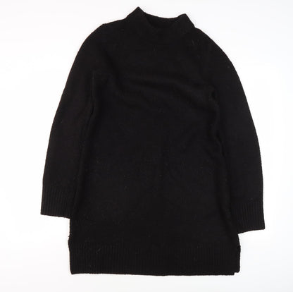 French Connection Black Wool Jumper Dress XS Women