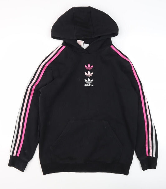 Adidas Teens Black Pullover Hoodie XL