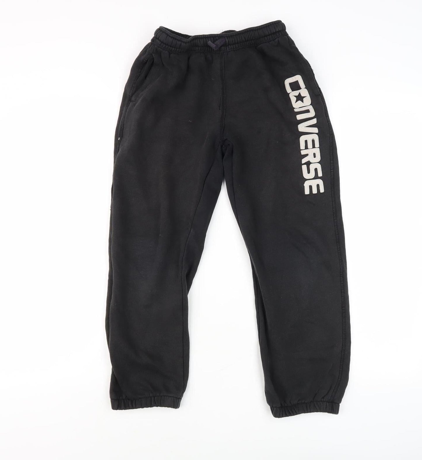Converse Boys Black Jogger Trousers 10-12 Years