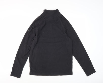 Trespass Unisex Black 2XS Casual Mock Neck Sweatshirt