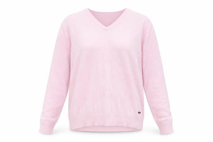 Womens UK Size L Isle Pink Pullover Jumper