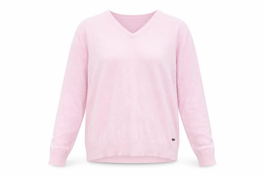 Womens UK Size L Isle Pink Pullover Jumper
