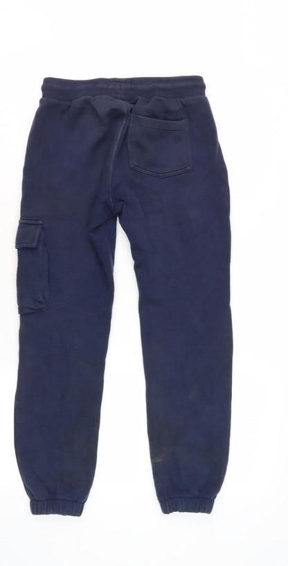 FatFace Boys Blue Jogger Trousers Size 10 Years