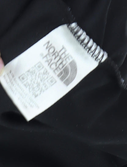 The North Face Boys Black T-Shirt, Size 18, Casual Logo Tee