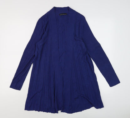 Womens UK Size S David Emanuel Blue Cardigan Jumper