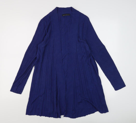 David Emanuel Women's Blue Cardigan - Size S