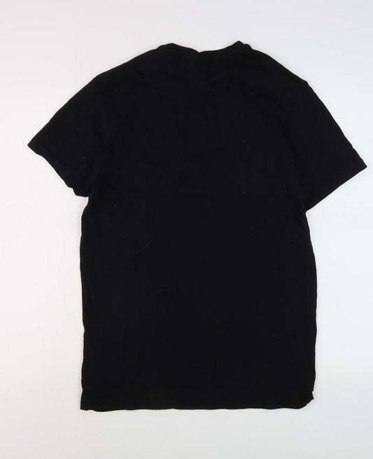 Marvel Men's Black Avengers Logo M T-Shirt