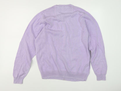 Womens UK Size M Marks and Spencer Purple Pullover Jumper
