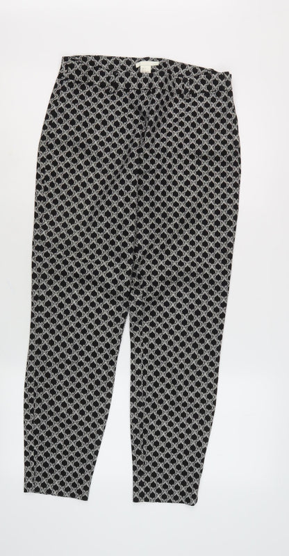 Womens UK Size 10 Unknown   Black Trousers