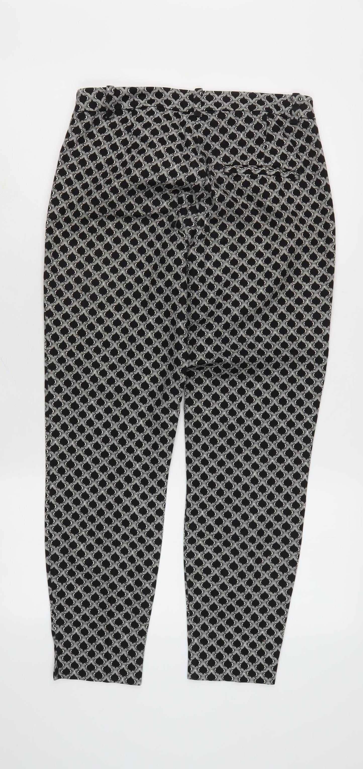 Womens UK Size 10 Unknown   Black Trousers