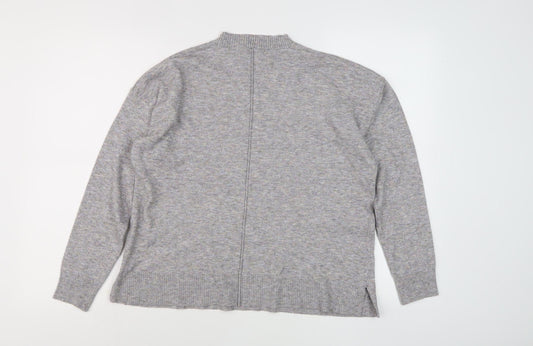 Womens UK Size M Oasis Grey Pullover Jumper
