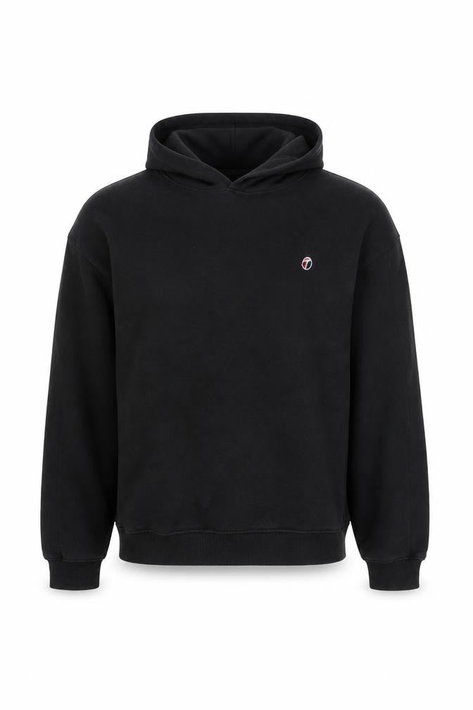 Mens UK Size M Topman Black Pullover Hoodie