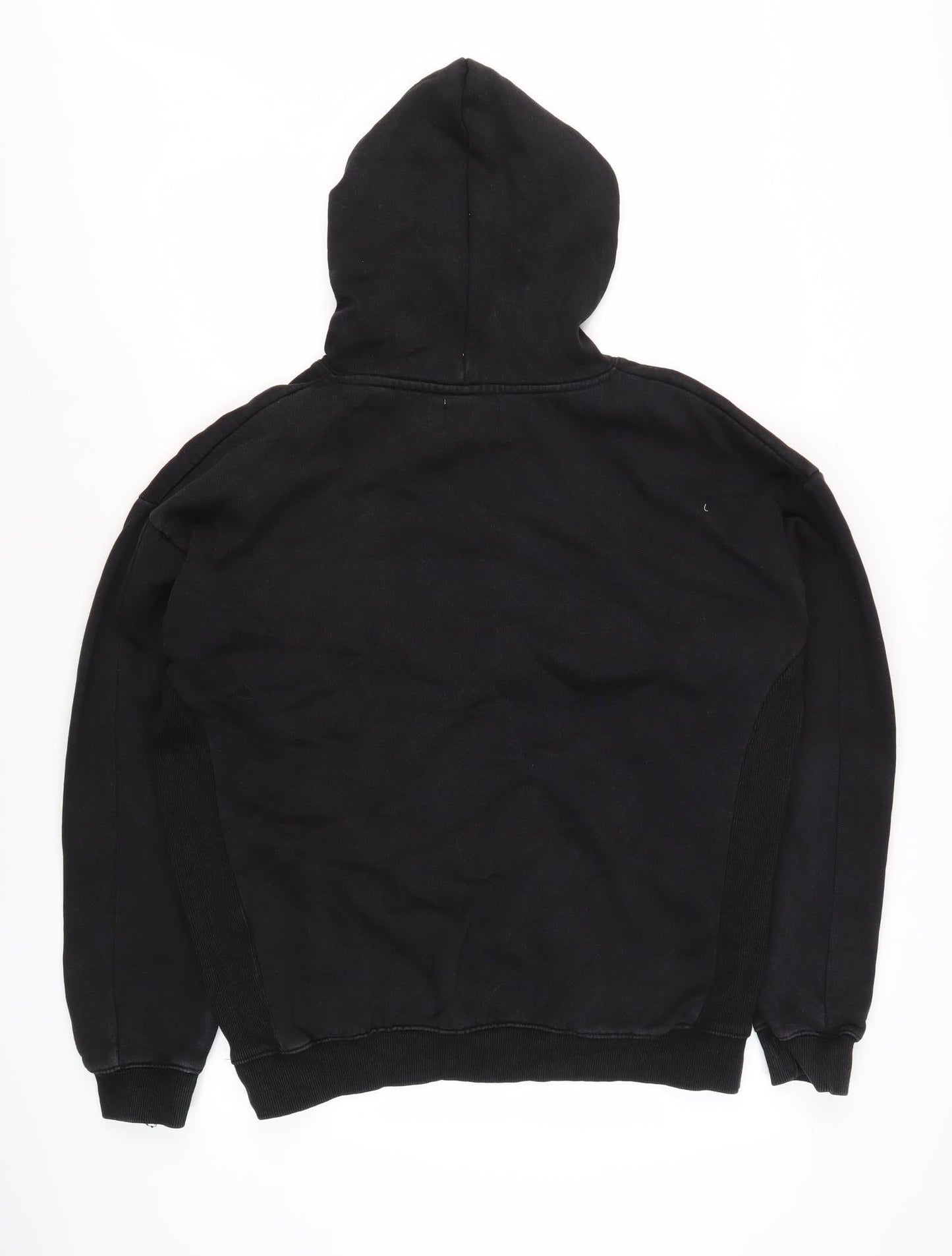 Topman Men's Black Pullover Hoodie M - Fleece, Hooded