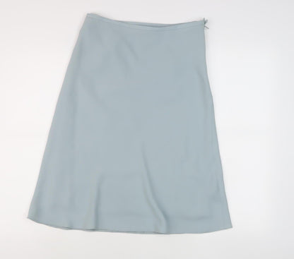 BHS Women's Blue A-Line Skirt Size 10