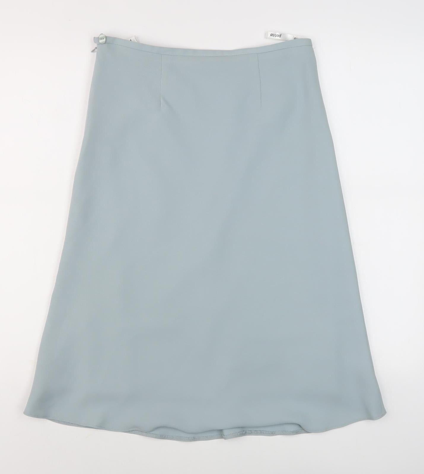 BHS Women's Blue A-Line Skirt Size 10