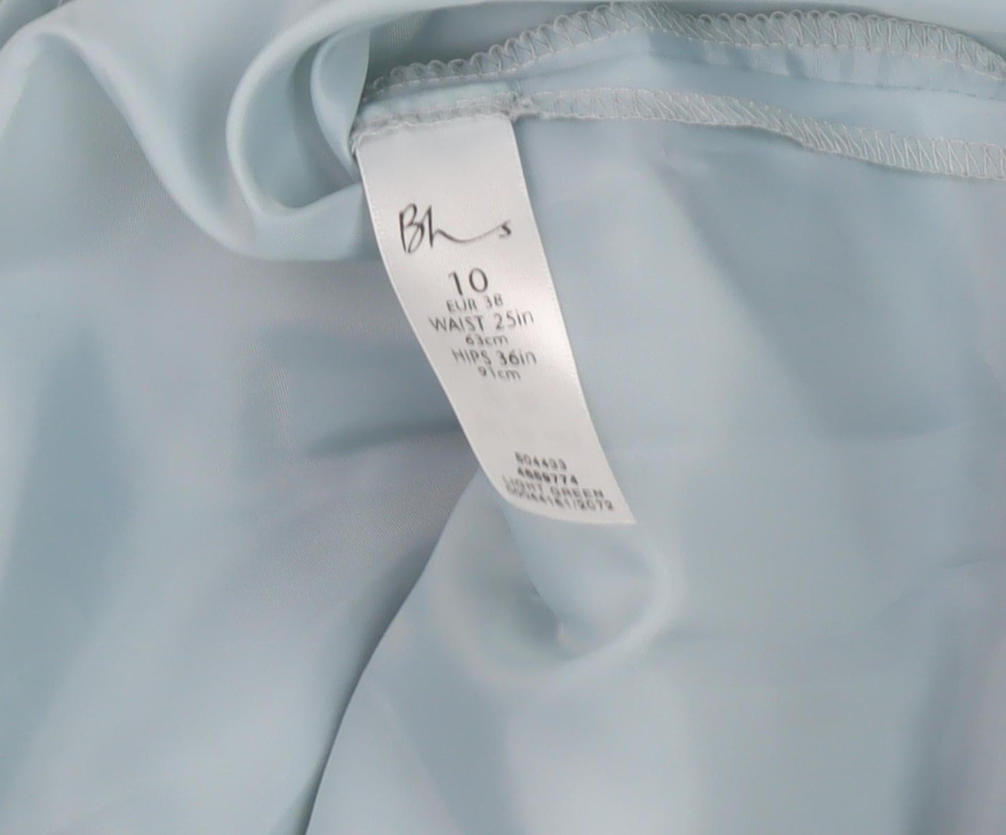 BHS Women's Blue A-Line Skirt Size 10