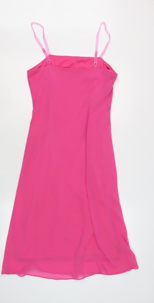 Gina Bacconi Women’s Pink Slip Dress Size 12
