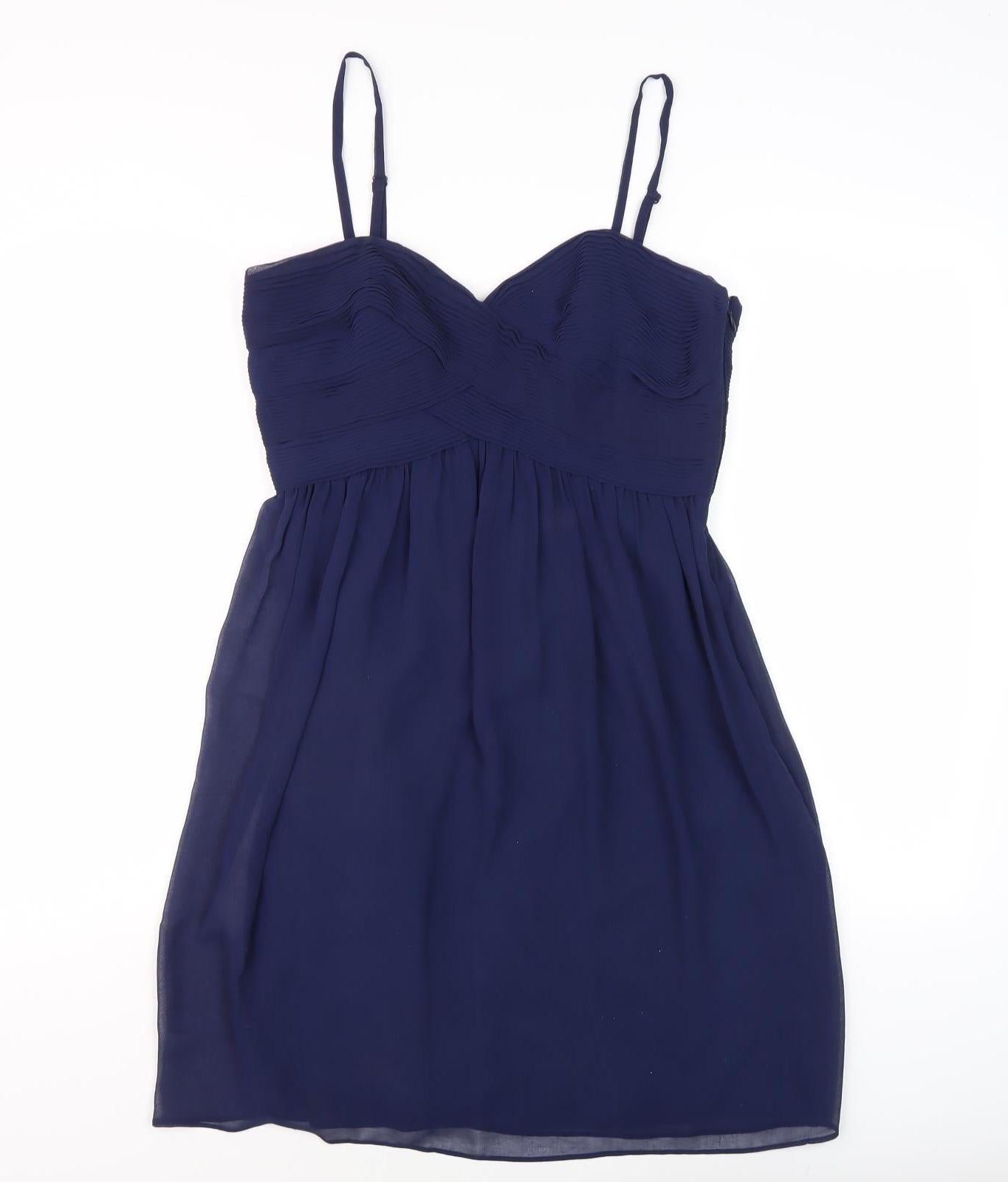 Coast Women's Blue A-Line Party Dress Size 12