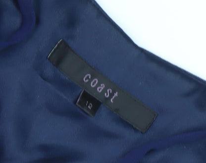Coast Women's Blue A-Line Party Dress Size 12