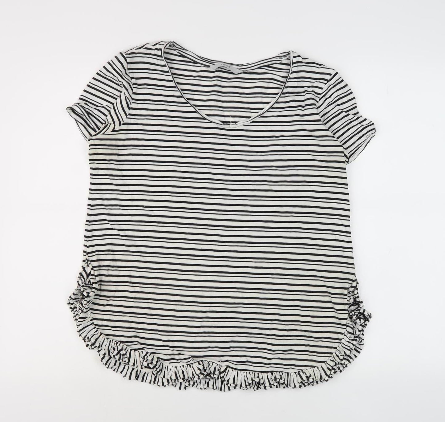 Womens UK Size 10 NEXT White Basic T-Shirt