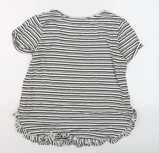 Womens UK Size 10 NEXT White Basic T-Shirt