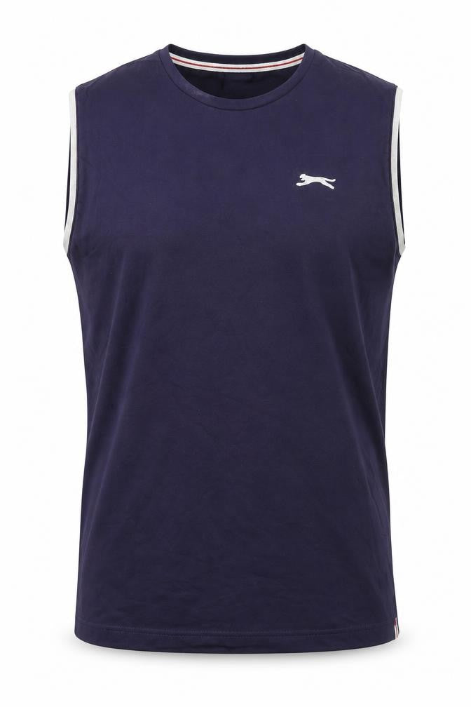 Mens UK Size 2XL Slazenger Blue Gym & Training Running & Jogging Tank