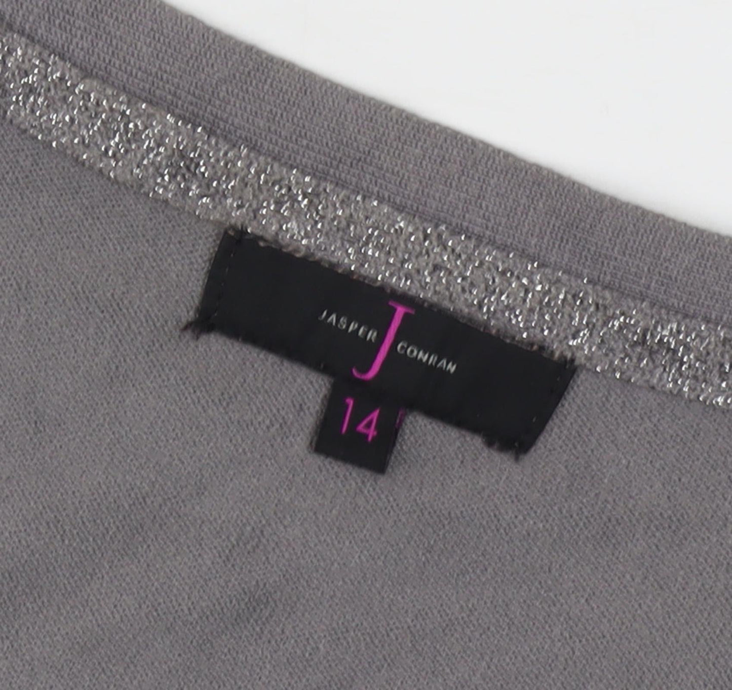 Jasper Conran Women's Grey Short Sleeve Jumper