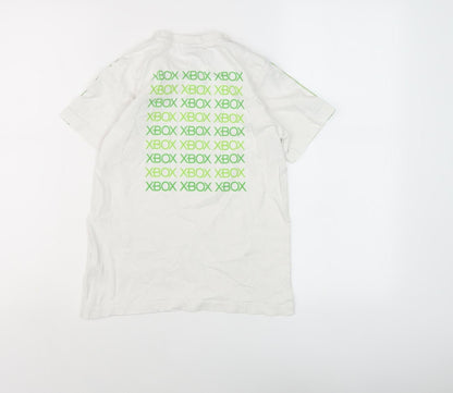 Xbox Boys White Graphic T-Shirt, 6 Years, Casual Style