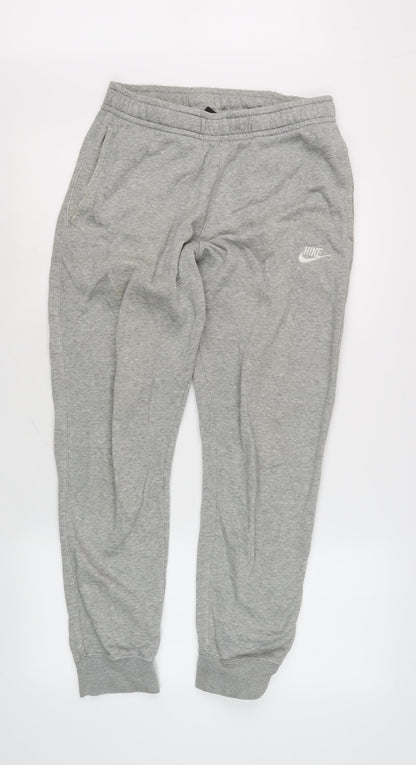 Nike Men's Grey Jogger Trousers, Size S, Athletic Fit
