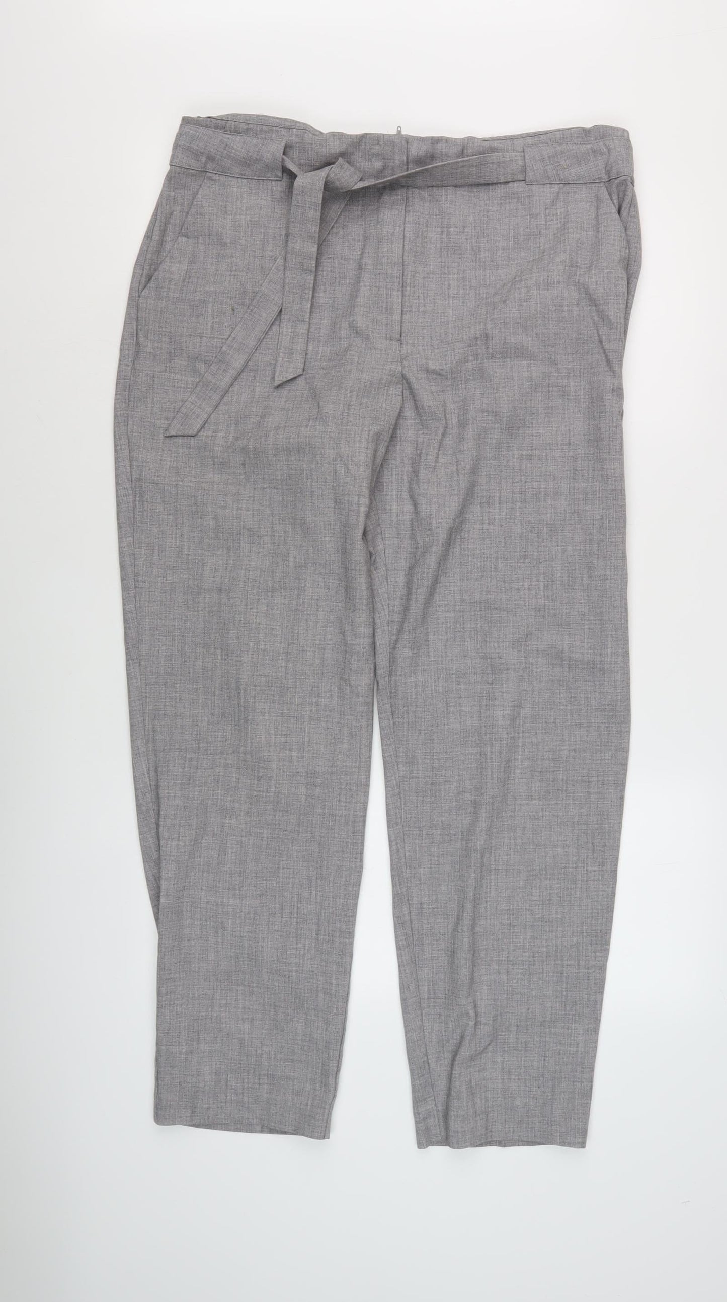 Womens UK Size 16 M&Co   Grey Trousers