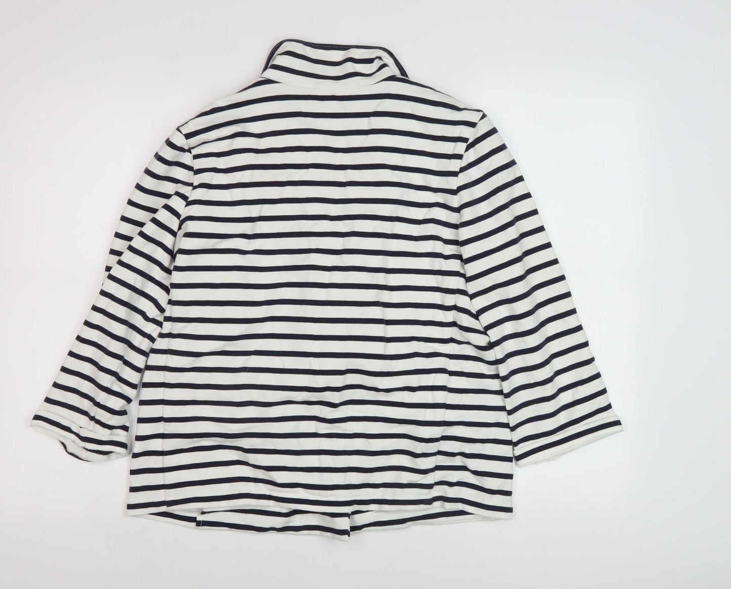 Oui Women's Striped Blazer, Size 12, Multicoloured