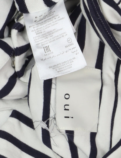 Oui Women's Striped Blazer, Size 12, Multicoloured