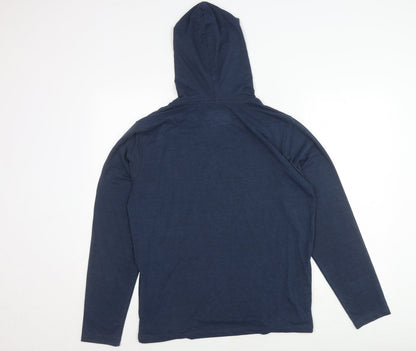 QBUK PRO Blue Men's Medium Pullover Hoodie