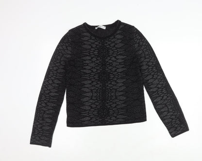 Womens UK Size M Zara Black  T-Shirt