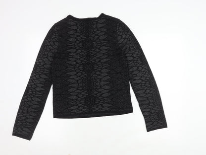 Womens UK Size M Zara Black  T-Shirt