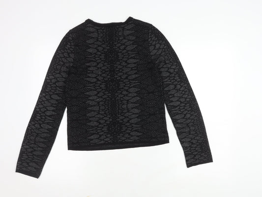Womens UK Size M Zara Black  T-Shirt