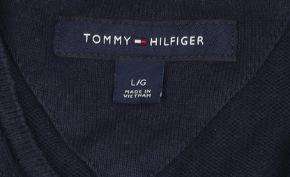 Tommy Hilfiger Men's Blue Full Zip Jumper L
