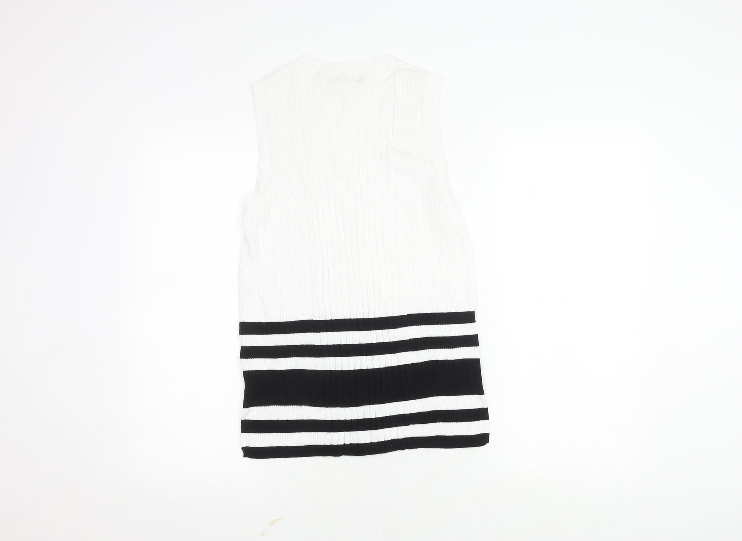 Womens UK Size L Marks and Spencer Multicoloured Basic Tank