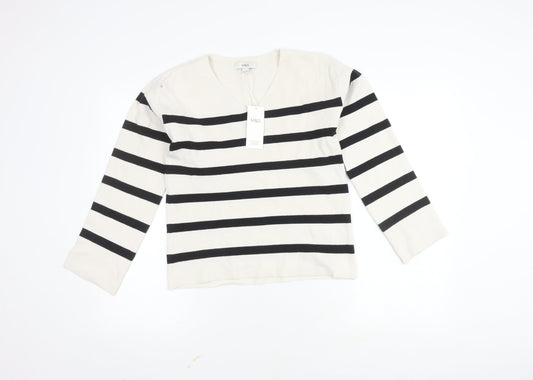 Womens UK Size S Marks and Spencer Black Pullover Jumper