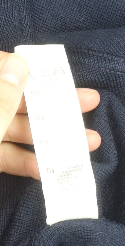 Marks & Spencer Men's Black Wool Pullover L