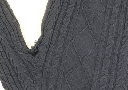 Jack Wills Men's Blue XS Cable-Knit Pullover Jumper