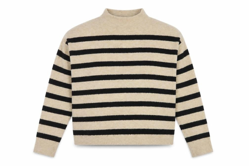 Womens UK Size L MNG Beige Pullover Jumper