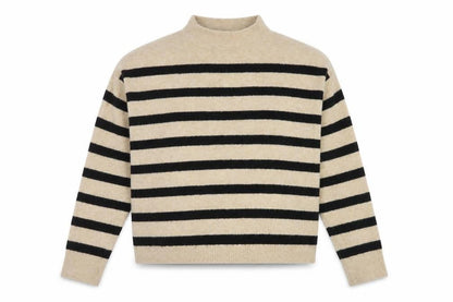 Womens UK Size L MNG Beige Pullover Jumper