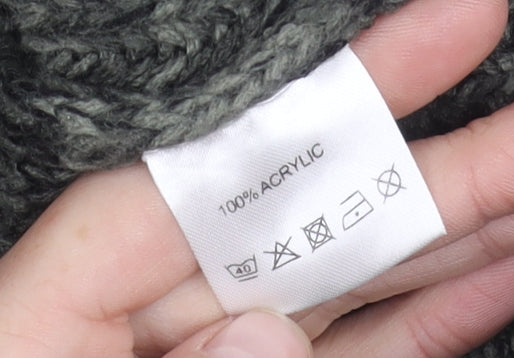 Label Lab Men's Grey Knit Chunky Pullover Jumper M