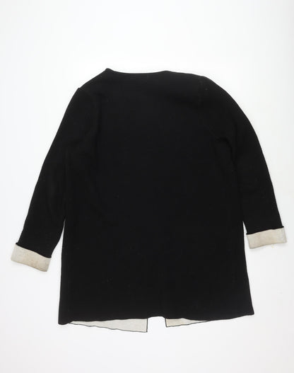 Wallis Women's Black Cardigan, Size S - Acrylic Knit