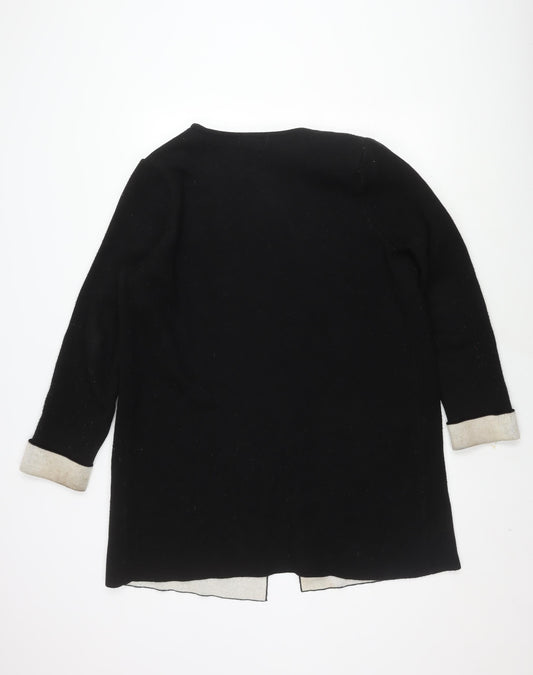 Wallis Women's Black Cardigan, Size S - Acrylic Knit