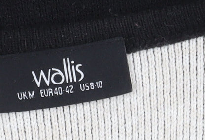 Wallis Women's Black Cardigan, Size S - Acrylic Knit
