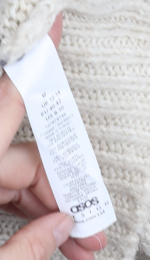 ASOS DESIGN Women's Multicoloured Striped Pullover Jumper M