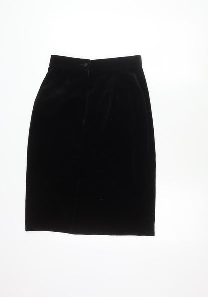 Marks and Spencer Women's Black Skirt, Size 12, Vintage